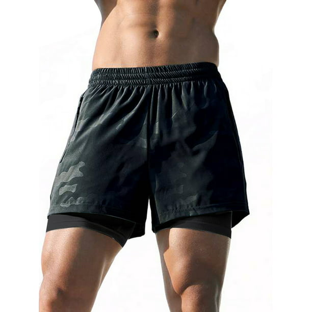 Men's Fitness Sports Shorts Pants Gym Workout Training Running Jogging Trousers